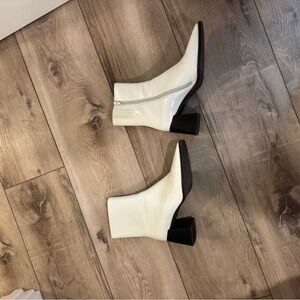 Jeffrey Campbell White Heeled Boots